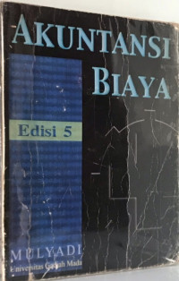 Akuntansi Biaya - Edisi 5