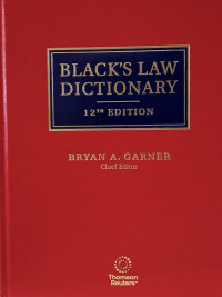 Black's Law Dictionary (12th Edition)