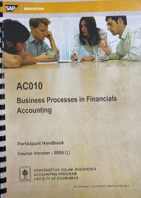 Business Processes In Financials Accounting