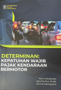 Determinan: Kepatuhan Wajib Pajak Kendaraan Bermotor