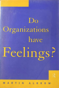 Do Organizations have Feelings?