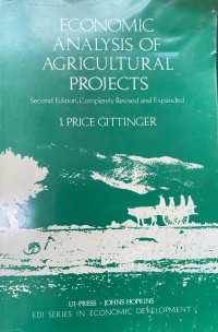 Economic Analysis of Agricultural Projects