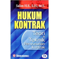 Hukum Kontrak: Teori & Teknik Penyusunan Kontrak