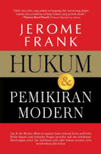 Hukum dan Pemikiran Modern