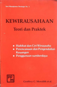 Kewirausahaan: Teori dan Praktek