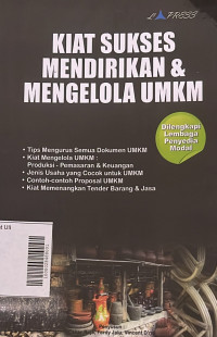 Kiat Sukses Mendirikan dan Mengelola UMKM