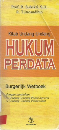 Kitab Undang-Undang Hukum Perdata