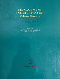 Management and Motivation: selected readings