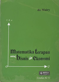 Matematika Terapan untuk Bisnis dan Ekonomi