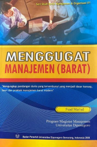 Menggugat Manajemen (Barat)