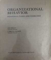 Organizational Behavior: readings, cases, and exercises