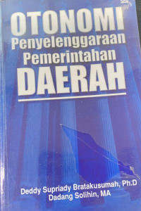 Otonomi Penyelenggaraanan Pemerintahan Daerah