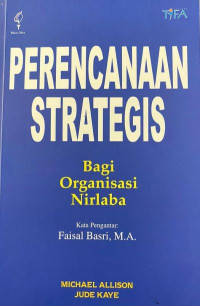 Perencanaan Strategis bagi organisasi nirlaba