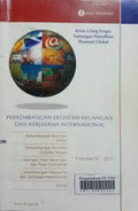 Perkembangan Ekonomi Keuangan dan Kerjasama Internasional