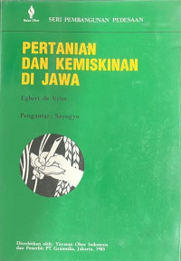 Pertanian dan Kemiskinan di Jawa