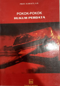 Pokok-Pokok Hukum Perdata