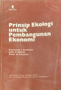 Prinsip Ekologi untuk Pembangunan Ekonomi