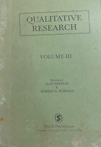 Qualitative Research. Volume III