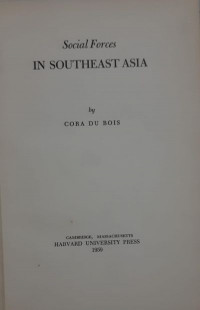 Social forces in Southeast Asia