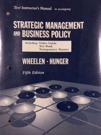 Strategic Management and Business Policy