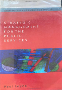 Strategic Management for the public services