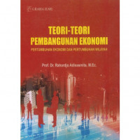 Teori-Teori Pembangunan Ekonomi