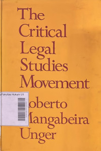 The Critical Legal Studies Movement