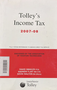 Tolley's Income Tax 2007-08